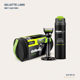 Bộ dao cạo râu nam Gillette Labs kèm túi vải tròn cỡ lớn