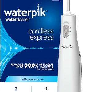 TĂM NƯỚC KO DÂY WATERPIK CORDLESS EXPRESS WF-02W011 MÀU TRẮNG