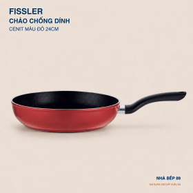 Bộ chảo Fissler Cenit mầu đỏ 24CM