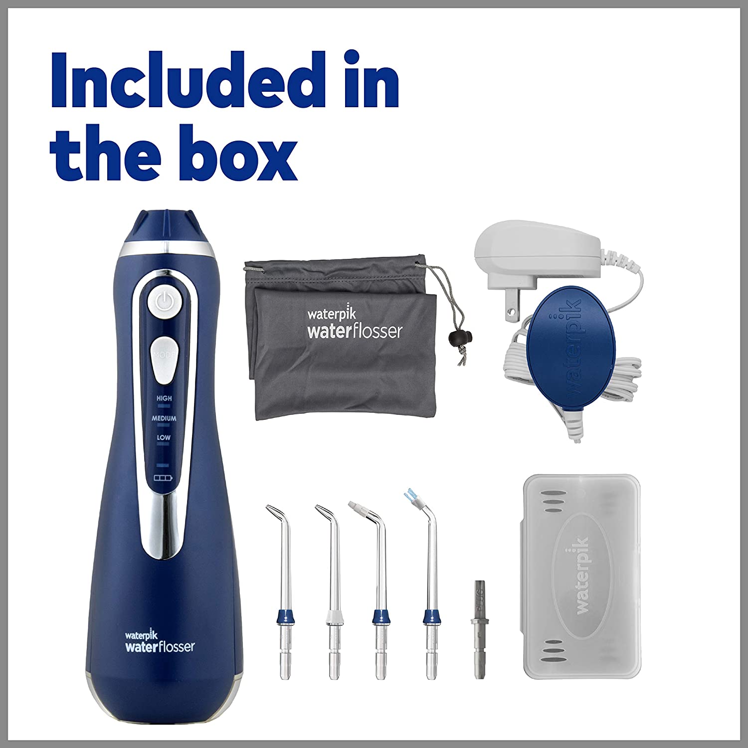Máy tăm nước Waterpik Wp-563 Classic Blue