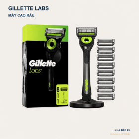 Dao cạo râu Gillette Labs 1 đế và 8 lưỡi thay thế