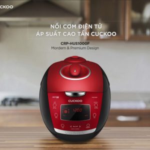 Nồi Cơm Điện Tử Áp Suất Cao Tần Cuckoo CRP-HUS1000F/BKRDVN – 1.8 Lít