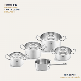 BỘ NỒI FISSLER ORIGINAL-PROFI COLLECTION 4 NỒI 1 QUÁNH NẮP KÍNH