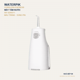 TĂM NƯỚC KO DÂY WATERPIK CORDLESS EXPRESS WF-02W011 MÀU TRẮNG
