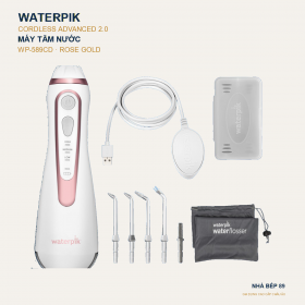 Máy tăm nước Waterpik Cordless Advanced 2.0 WP-589CD Màu Rose Gold
