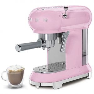 Máy pha cà phê SMEG ECF01PKEU màu hồng