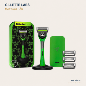 Dao cạo râu Gillette Labs Razer phiên bản giới hạn Màu Xanh lá