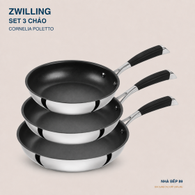 Chảo chống dính Zwilling cornelia Poletto set 3