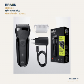 MÁY CẠO RÂU KHÔ BRAUN SERIES 3 300BT