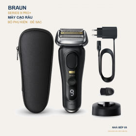 Máy cạo râu điện Braun Series 9 Pro+ 9510s Noir ( Màu Đen)