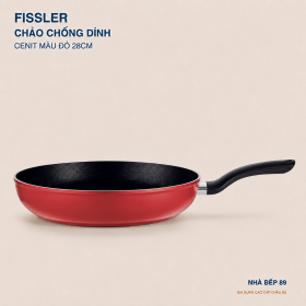 Bộ chảo Fissler Cenit mầu đỏ 28CM