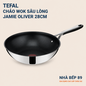 Chảo Sâu Lòng Tefal Jamie Oliver Wok 28 Cm