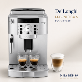 Máy pha cafe Delonghi Magnifica S Ecam22.110.SB màu bạc