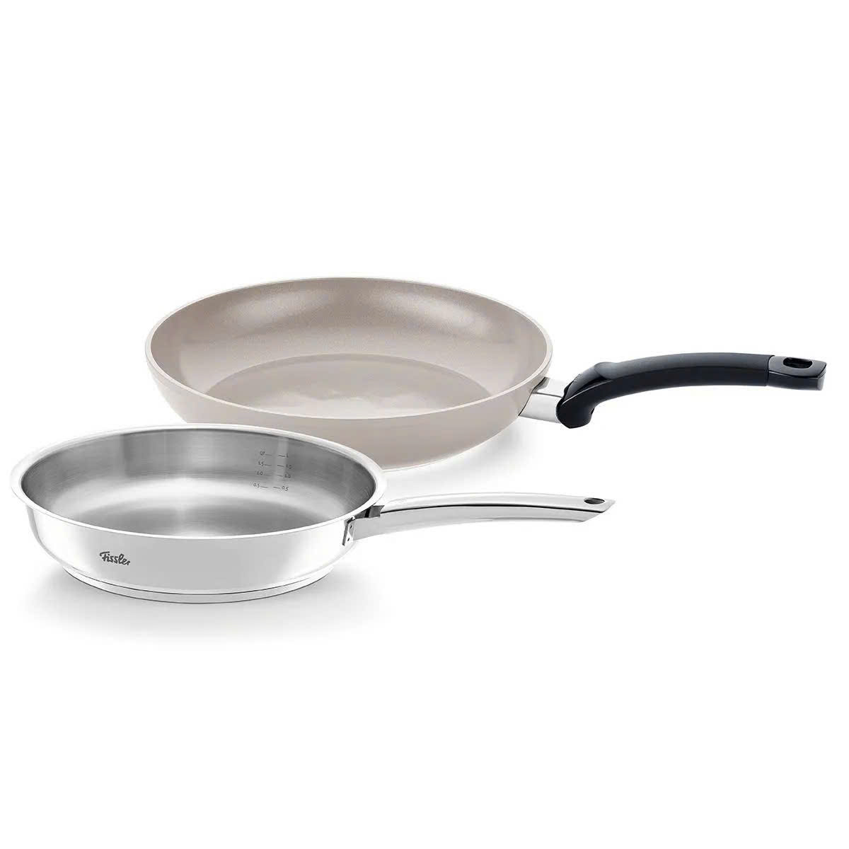 SET CHẢO FISSLER PURE 24CM VÀ CERATAL CLASSIC 28CM