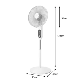 QUẠT CÂY 6 CÁNH PHILIPS CX1220/00 MÀU TRẮNG