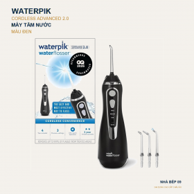 Máy tăm nước Waterpik Cordless Advanced 2.0 WP-582CD Màu Đen