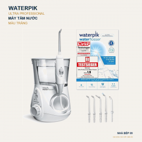 TĂM NƯỚC CẮM ĐIỆN CHUYÊN NGHIỆP WATERPIK ULTRA WF-660EU MÀU TRẮNG Model 2026