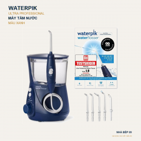 TĂM NƯỚC CẮM ĐIỆN CHUYÊN NGHIỆP WATERPIK ULTRA WF-663EU MÀU XANH Model 2026