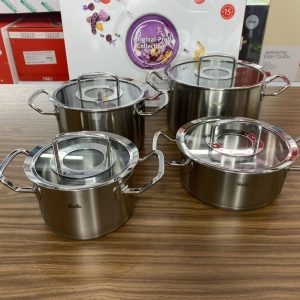 BỘ NỒI FISSLER ORIGINAL PROFI COLLECTION 4 MÓN NẮP KÍNH