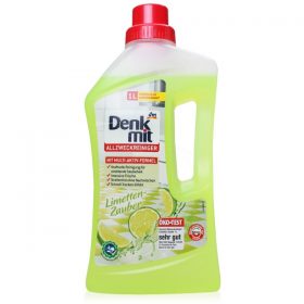 NƯỚC LAU SÀN GẠCH DENKMIT HƯƠNG CHANH CHAI 1 LÍT