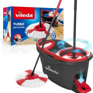 BỘ LAU NHÀ VILEDA TURBO COLORS MÀU ĐỎ