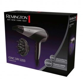 MÁY SẤY TÓC REMINGTON IONIC DRY D3190S MÀU XÁM ĐEN