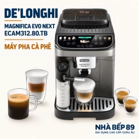 MÁY PHA CÀ PHÊ DELONGHI MAGNIFICA EVO NEXT ECAM312.80.TB