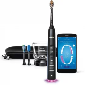 BÀN CHẢI ĐÁNH RĂNG PHILIPS SONICARE DIAMONDCLEAN SMART 9500 HX9923/11 MÀU ĐEN