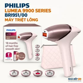 MÁY TRIỆT LÔNG PHILIPS LUMEA 9900 SERIES, CÔNG NGHỆ SENSEIQ VÀ SKINAI BRI951/00